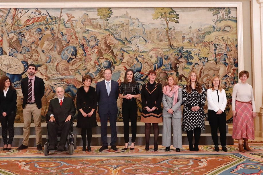 © Casa de S.M. el Rey. Doña Letizia recibe a los representantes del movimiento de Daño Cerebral Adquirido de toda España | © Casa de S.M. el Rey.