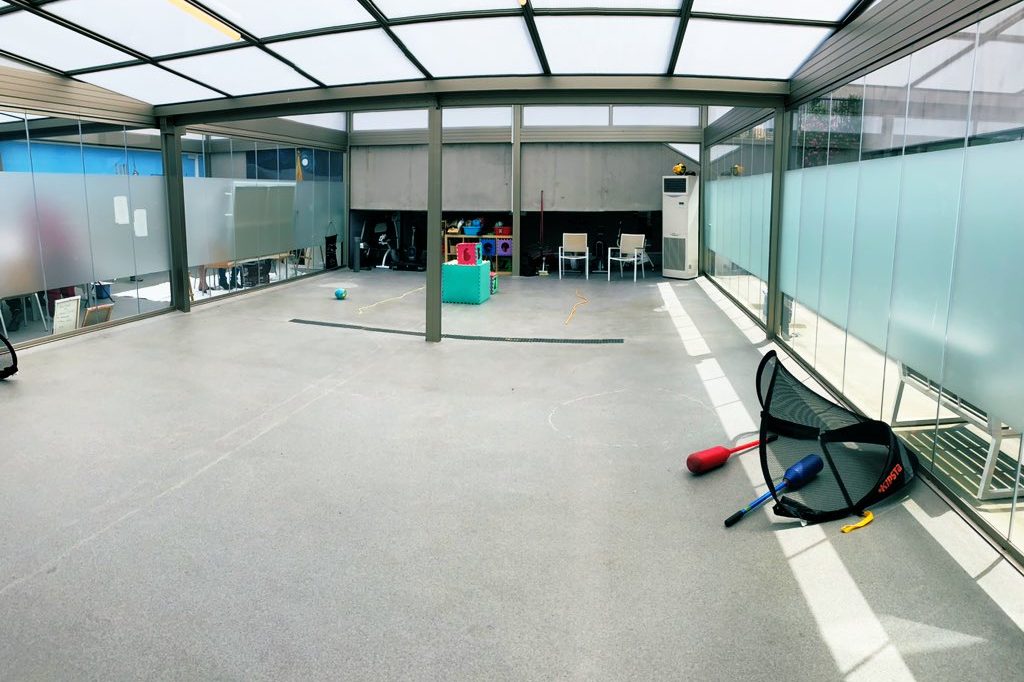 Cerramiento del patio móvil